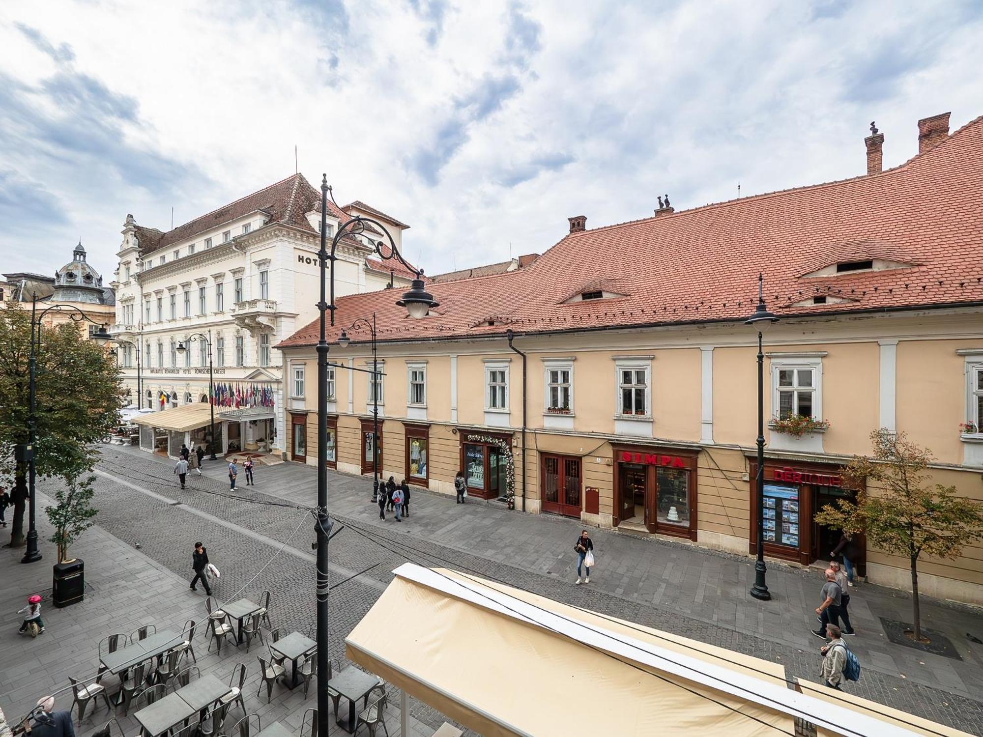 City Spirit Studio - Piata Mare & Balcescu View Hermannstadt Exterior foto